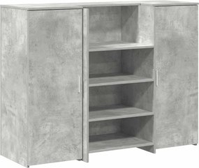 vidaXL Γραφείο υποδοχής 135x50x103,5 εκ. Επεξεργασμένο Ξύλο