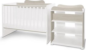 BED MULTI 190/72 COLOUR WHITE/LIGHT OAK