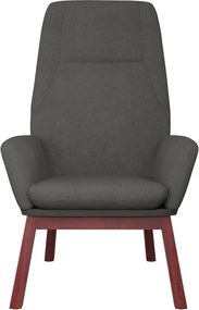 vidaXL Πολυθρόνα Relax Σκούρο Γκρι Υφασμάτινη