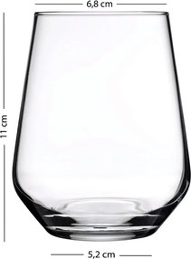 Glass Set (4 Pieces) Jardin 425 Green