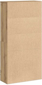 vidaXL Βιβλιοθήκη Αρτισιανή Δρυς 60x24x120 εκ. Επεξ. Ξύλο