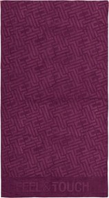Πετσέτα Θαλάσσης (90x170) Feel & Touch Icon Aubergine