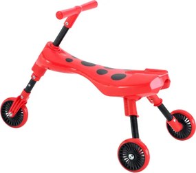 Beetle Loopfiets met 3 Wielen Junior Red/Black