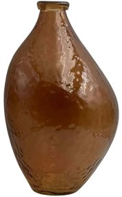 Βάζο Spice 034526 22x22x35,5cm Caramel Γυαλί