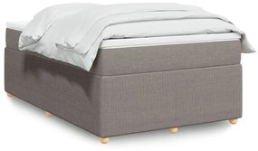 ΚΡΕΒΑΤΙ BOXSPRING ΜΕ ΣΤΡΩΜΑ TAUPE 120X200 ΕΚ. ΥΦΑΣΜΑΤΙΝΟ 3285564