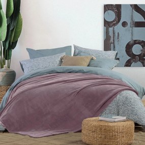 Κουβέρτα Fleece Υπέρδιπλη (220x240) Nef-Nef Homeware Cosy Mauve