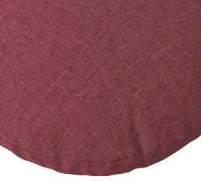 vidaXL Μαξιλάρια καθισμάτων 2 pcs Κόκκινο Ø30 x 13 εκ ύφασμα