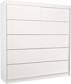 Ντουλάπα Soares 200 συρόμενη-Leuko