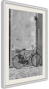 Αφίσα - Bicycle with Black Tires - 30x45 - Χρυσό - Με πασπαρτού