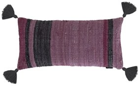 Διακοσμητικό Μαξιλάρι Με Γέμισμα Casa 232 Dark Grey-Purple 30x60 - Kentia