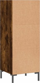 vidaXL Ντουλάπι Καπνιστή Δρυς 34,5 x 32,5 x 90 εκ. από Επεξεργ. Ξύλο