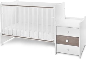 BED MAXI PLUS NEW 70/160 WHITE/CAFFE