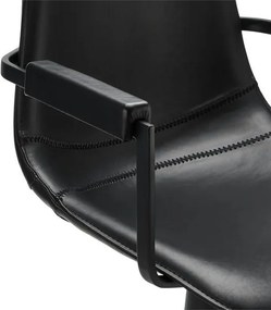 Isabel Dining Chair with Armrests Black