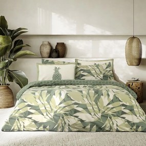 Σεντόνια Cocomo (Σετ 3τμχ) Green Nima Ημίδιπλο 190x260cm 100% Βαμβάκι