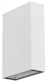 LED αδιάβροχη απλίκα 4W IP65 3000K Θερμό λευκό ορθογώνια 218560 VTAC-218560-Λευκό 218560