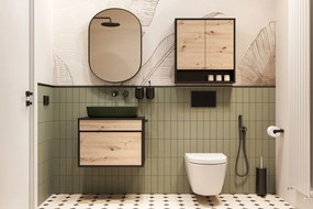 Κρεμαστή στήλη μπάνιου Timber