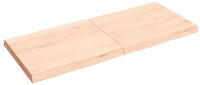 vidaXL Επιφάνεια Τραπεζιού 140x60x(2-6)εκ Ακατέργαστο Μασίφ Ξύλο Δρυός