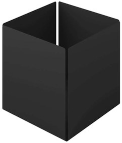 Θήκη Οργάνωσης Κύβος 118-403 13x13x13cm Matt Black Pam&Co Stainless Steel