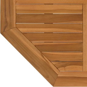 vidaXL Επιφάνεια Τραπεζιού Οκτάγωνη 80x80x2,5 εκ. Μασίφ Ξύλο Teak