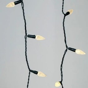 Eurolamp Σειρά 100 LED Κουκουναρίτσες Σε Θερμό Λευκό 10m Με Fading Εφέ 600-11460
