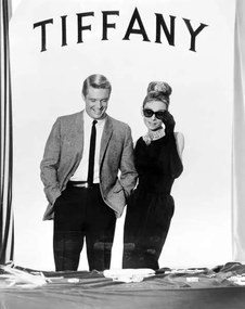 Φωτογραφία George Peppard And Audrey Hepburn, Breakfast At Tiffany'S 1961 Directed By Blake Edwards