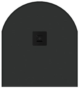 vidaXL Καθρέφτης Τοίχου Οβάλ Μαύρος 80 x 35 εκ.