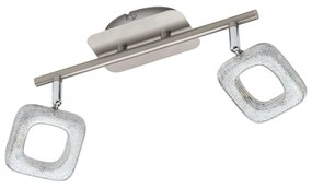 Φωτιστικό Σποτ Led 97002 Litago Crystal Eglo Μέταλλο,Πλαστικό