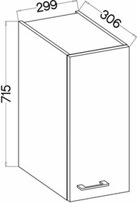 Ντουλάπι κουζίνας Μαύρο