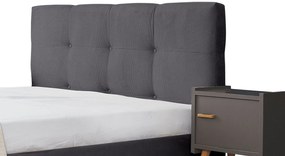 Επενδυμένο Κρεβάτι Famous-Anthraki-90 x 200-Ξύλα Ελάτου