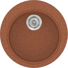 Sanitec Classic 316 (48×48) - Γρανιτένιος νεροχύτης - Granite TERRACOTTA