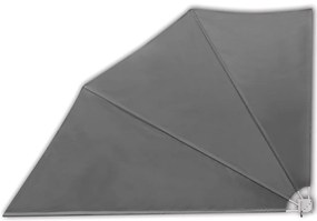 vidaXL Σκίαστρο Βεράντας Πλαϊνό Πτυσσόμενο Γκρι 160 x 240 εκ.