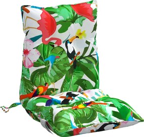 vidaXL Μαξιλάρια Καρέκλας με Πλάτη 4 τεμ. Πολύχρωμα Ύφασμα Oxford