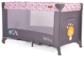Cangaroo Παρκοκρέβατο 1 Layer Africa Pink 3800146248246
