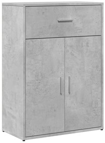 vidaXL Ντουλάπι Γκρι Σκυροδέματος 60x30x84 εκ. Επεξεργασμένο Ξύλο
