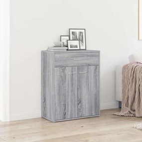 vidaXL Ντουλάπι Γκρι Sonoma 60x30x75 εκ. από Επεξεργασμένο Ξύλο