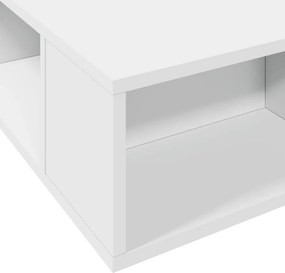 vidaXL Πλαίσιο Κρεβατιού Λευκό 100 x 200 εκ. Επεξεργ. Ξύλο