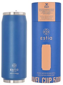 Θερμός Travel Cup Save The Aegean  Denim Blue 500ml