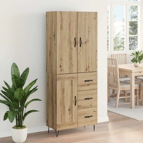 vidaXL Highboard 2 pcs Artisan Oak 69,5 x 34 x 180 εκ.