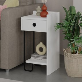 Κομοδίνο Λευκό PRAVAR 32x30x61