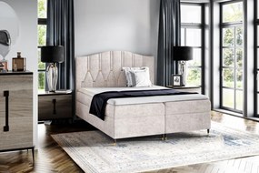 Επενδυμένο κρεβάτι Vegas -Mpez-160 x 200