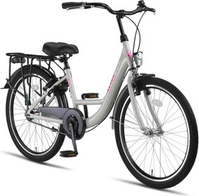 Belle 26 Inch Girls Rim Brakes Light grey