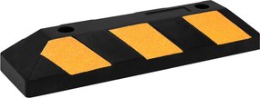 vidaXL Στοπ Στάθμευσης Ανακλαστικά 2 τεμ. 56 x 15 x 10 εκ. Καουτσούκ
