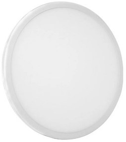 Panel Led Χωνευτό Flexi1530RW 15W 3000K 1300lm White Aca Στρόγγυλο Αλουμίνιο