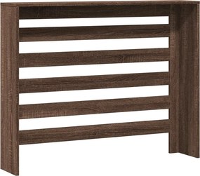 vidaXL Κάλυμμα Καλοριφέρ Καφέ Δρυς 104x20x82 εκ. Επεξεργασμένο Ξύλο