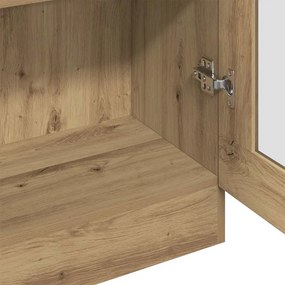 vidaXL Ντουλάπι Τεχνίτης Δρυς 82,5x30,5x185 εκ. από Επεξεργασμένο Ξύλο