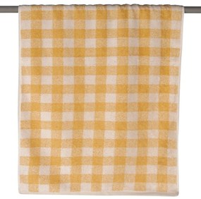 Πετσέτα Noemi 03 Mustard Kentia Προσώπου 50x100cm 100% Βαμβάκι