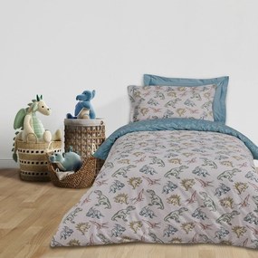 Σεντόνια Παιδικά 4930 (Σετ 3τμχ) Blue-Grey Das Home Μονό 170x260cm Βαμβάκι-Πολυέστερ
