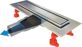 Wirquin Venisio Slim - Γραμμικό Σιφώνι Δαπέδου Inox - 30 εκ.