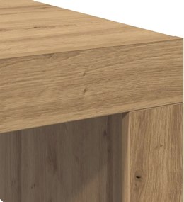 vidaXL Τραπεζάκι Σαλονιού Artisan Δρυς 100x100x35 εκ. Επεξ. Ξύλο