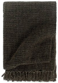 vidaXL Ριχτάρι Ανθρακί / Καφέ 220 x 250 εκ. Βαμβακερό